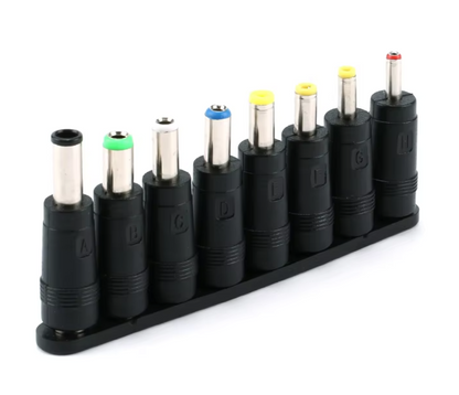 Power Plug Converter Adapter For Laptop 8Pcs Set DC 5.5*2.1mm