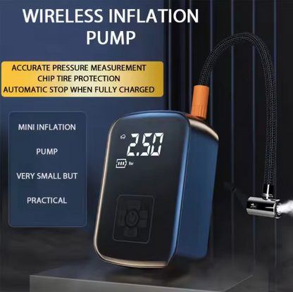 Wireless Car Tyre Pump – Portable Electric Air Compressor for Cars, Motorcycles, Bicycles & Boats
