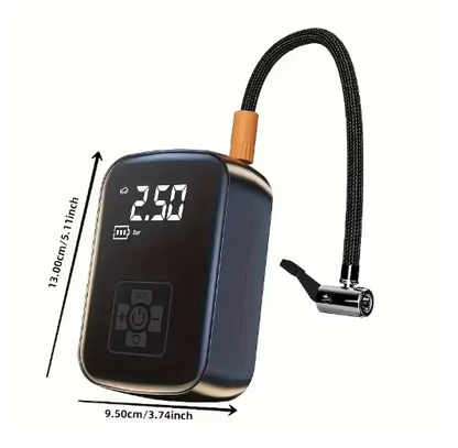 Wireless Car Tyre Pump – Portable Electric Air Compressor for Cars, Motorcycles, Bicycles & Boats
