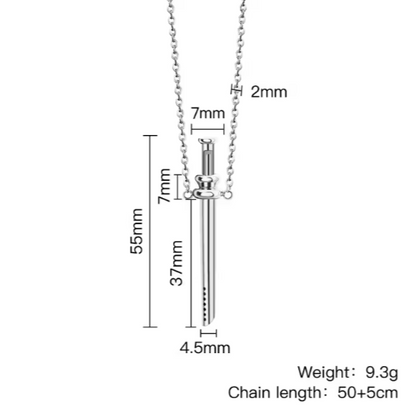 “Future Spoons” Stainless Steel Telescopic Necklace Pendant