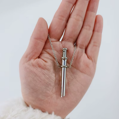 “Future Spoons” Stainless Steel Telescopic Necklace Pendant