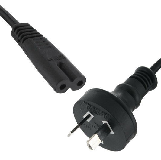 240V Mains Power Lead Cable Cord AU 2-Pin to Figure 8 Plug for JBL Partybox 100 Speaker