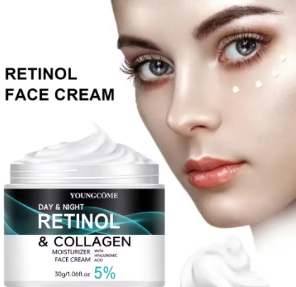 60g Retinol Cream by YOUNGCOME-  Anti-Aging Moisturizer for Firm, Radiant Skin