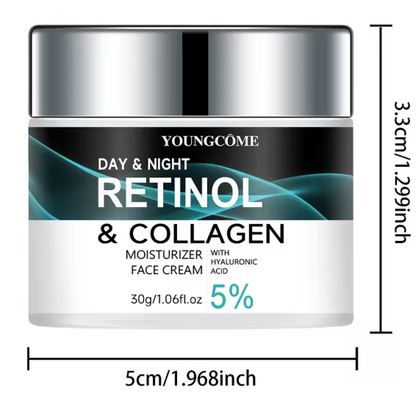 60g Retinol Cream by YOUNGCOME-  Anti-Aging Moisturizer for Firm, Radiant Skin
