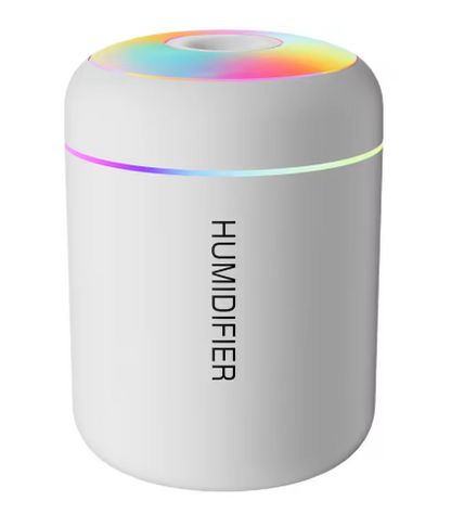 180ml Mini USB Air Humidifier & Essential Oil Diffuser – Aromatherapy Mist Maker with LED Lights for Car, Home & Bedroom