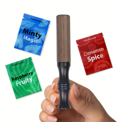 Nicotine-Free Wooden Quit Smoking Inhaler – Smokeless Flavored Aromatherapy Stick