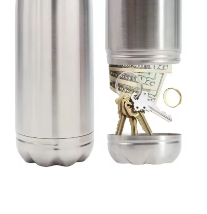 Secret Stash Water Bottle – 750ml Diversion Safe with Hidden Pill & Cash Storage