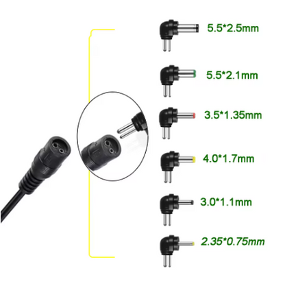 Universal Adjustable AC/DC Power Adapter (3V–12V, 2A/2.5A) with AU Plug & USB Charger Output