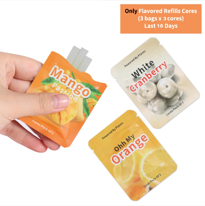 Nicotine-Free Quit Smoking Inhaler Stick – Natural Walnut Wood Aromatherapy Aid with Essential Oil Capsules for Stress & Anxiety Relief