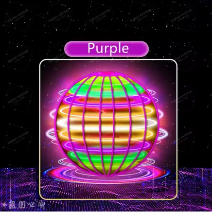 Hand-Controlled Flying LED Ball Toy – 360° Rotating Hover Orb for Kids | Indoor & Outdoor Fun