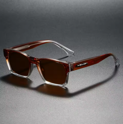Square Polarized Sunglasses for Men & Women – Metal Core UV400 Travel, Beach & Outdoor Eyewear