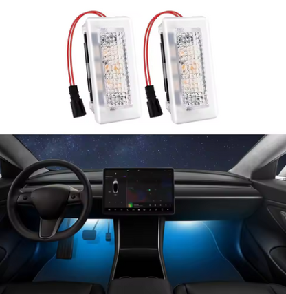 Tesla Model 3 & Model Y Footwell LED Lights – Ultra-Bright Interior Lighting Kit