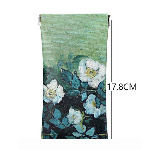 Vincent van Gogh Painting Glasses Case – Waterproof Eyewear Travel Storage Pouch