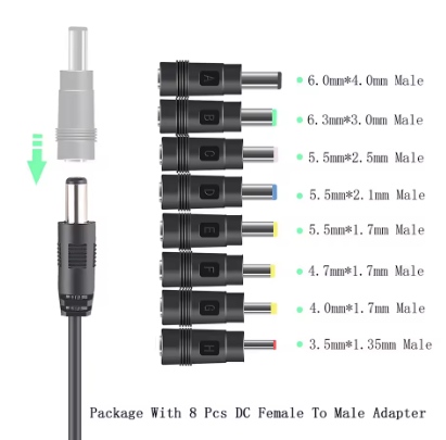 USB 5V to DC 9V/12V Boost Converter Cable 5.5mm – Power Supply for Router, Modem, CCTV Camera & Dash Cam