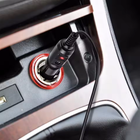 12V DC Car Charger Cable 12V Vehicle Socket Plug to 5.5mm x 2.1mm DC Power Cord - Universal Auto Power Supply