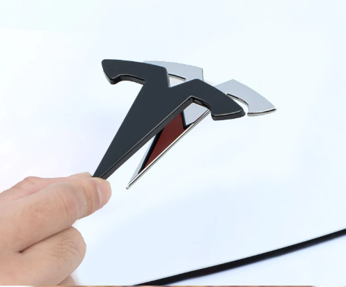 Tesla Model 3 & Model Y Front Hood Rear Trunk Emblem Badge Cover Sticker – ABS Logo Decal Accessories