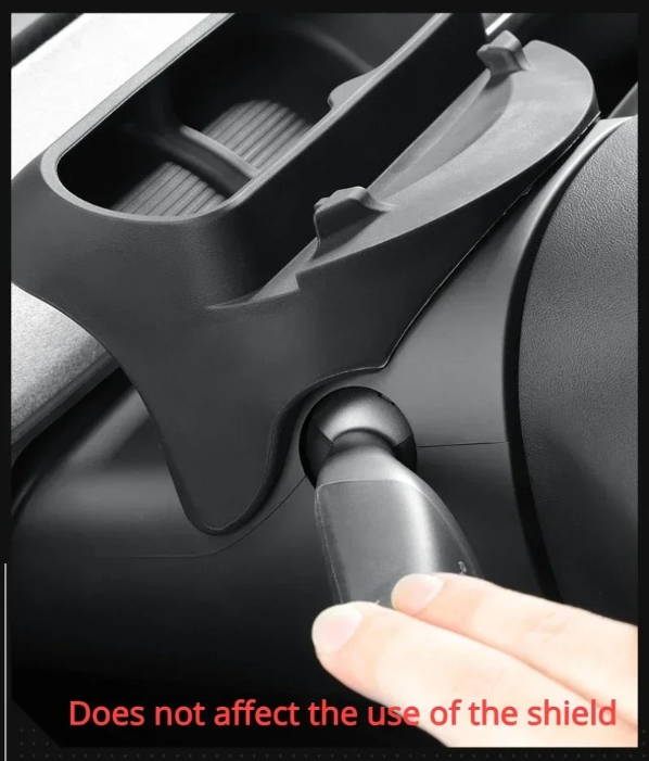Tesla Model 3/Y Steering Wheel Silicone Storage Tray – Hidden Glasses & Phone Holder (2021–2023)