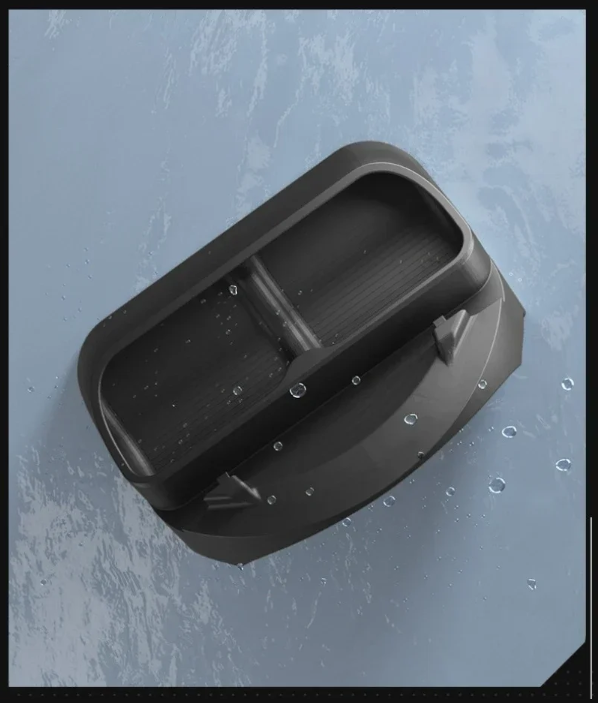 Tesla Model 3/Y Steering Wheel Silicone Storage Tray – Hidden Glasses & Phone Holder (2021–2023)