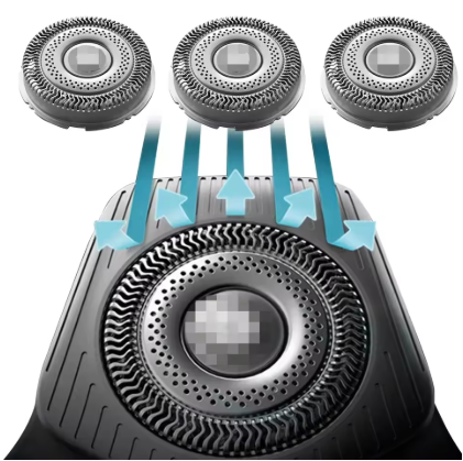 SH91 Replacement Shaving Heads for Philips Series 9000 Electric Shavers – Compatible with S9985, S9987, SP981X, SP9820, SP986X, SP9861 & SP9863 Models