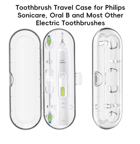 Electric Toothbrush Travel Case – Fits Philips Sonicare, Oral-B & Most Electric Toothbrushes | Protective Storage Case