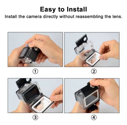 GoPro HERO 5/6/7 Black 60m Waterproof Diving Housing Case