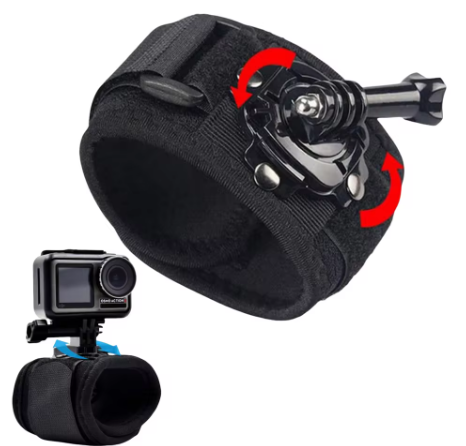 360° Rotating Wrist Strap Mount for GoPro HERO & Action Cameras