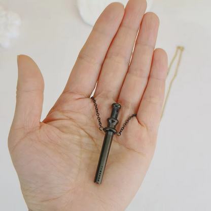 “Future Spoons” Stainless Steel Telescopic Necklace Pendant