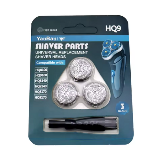 Razor Replacement Heads for Philips Norelco Electric Shaver HQ9 - 3 Pack