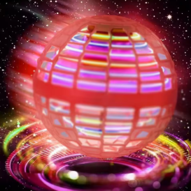 Hand-Controlled Flying LED Ball Toy – 360° Rotating Hover Orb for Kids | Indoor & Outdoor Fun