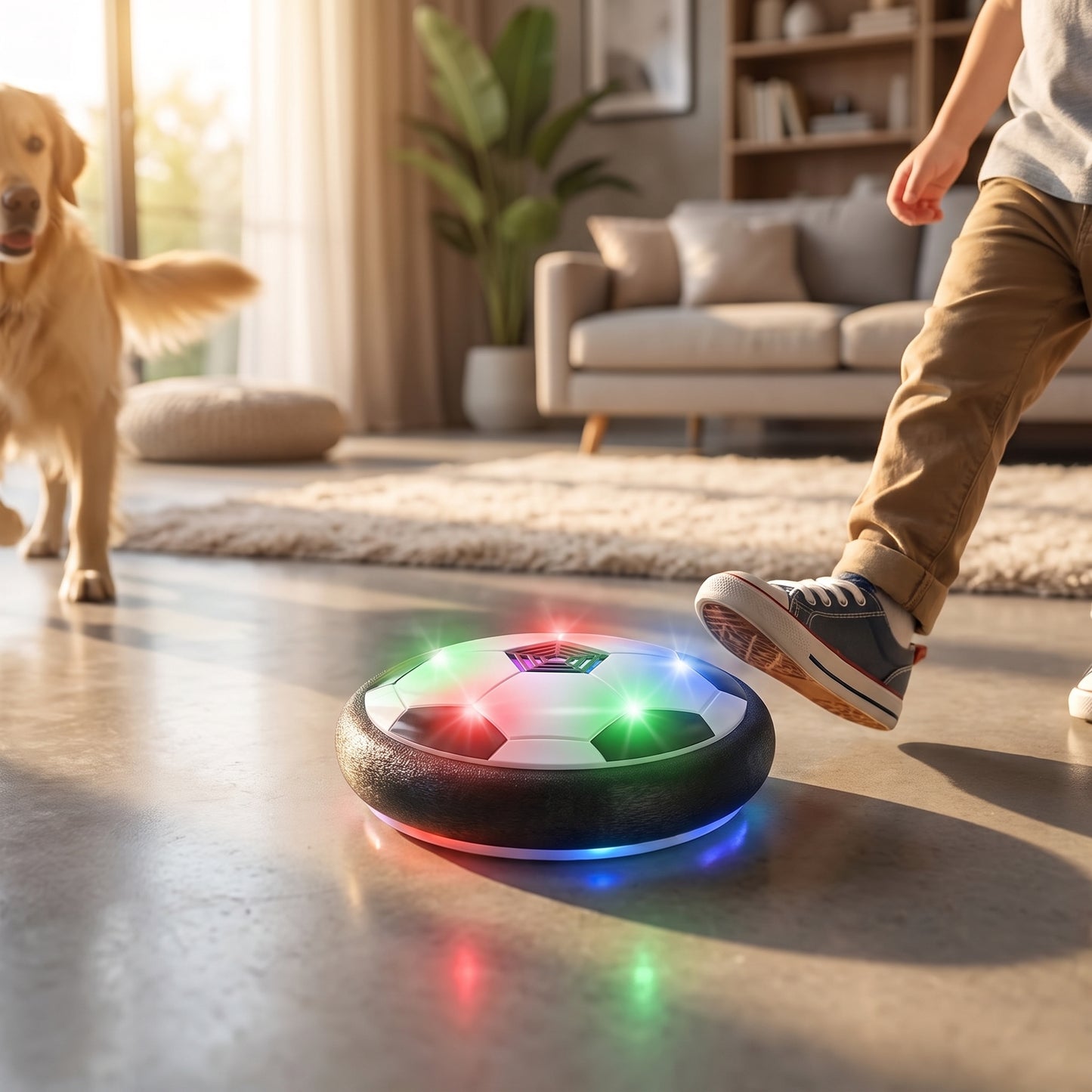 Hover Soccer Ball with LED Lights & Music