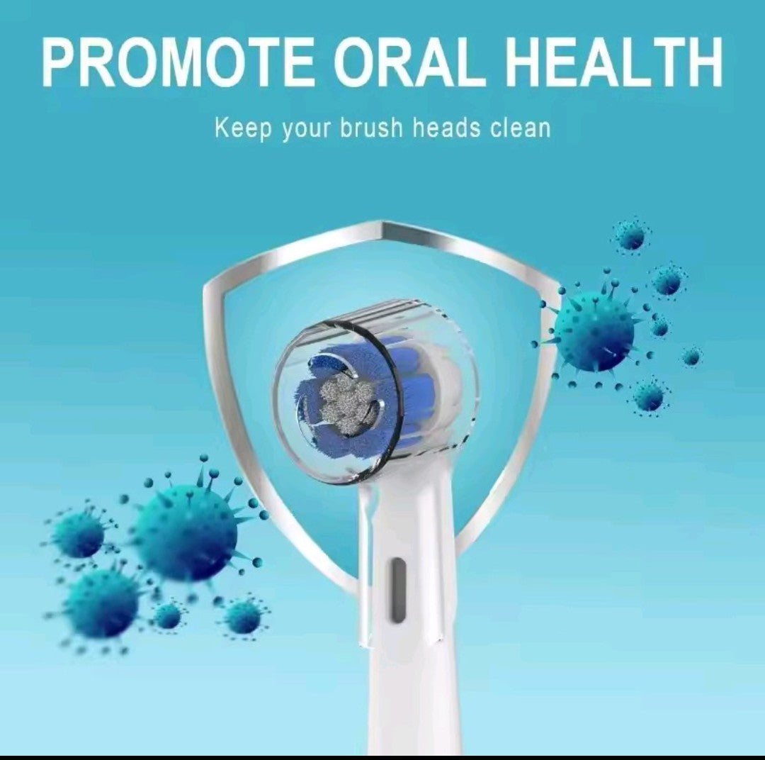 Toothbrush Head Protective Caps Compatible with Braun Oral-B & iO Electric Toothbrush Heads- 4 Pack