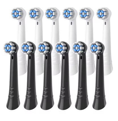 Oral-B iO Compatible Replacement Brush Heads – 4, 8 & 12 Packs | Fits iO 2/3/4/5/6/7/8/9/10/7G