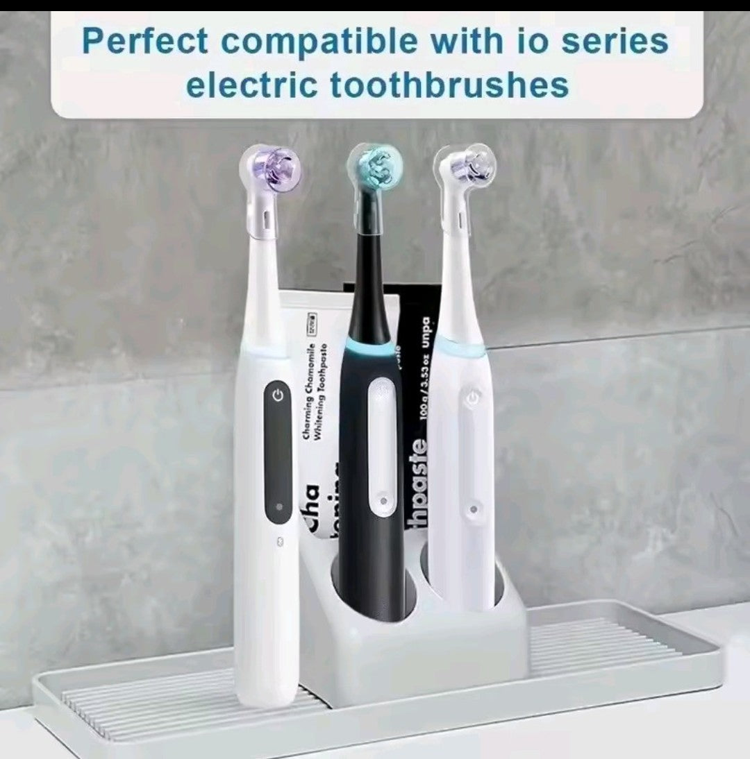 Toothbrush Head Protective Caps Compatible with Braun Oral-B & iO Electric Toothbrush Heads- 4 Pack
