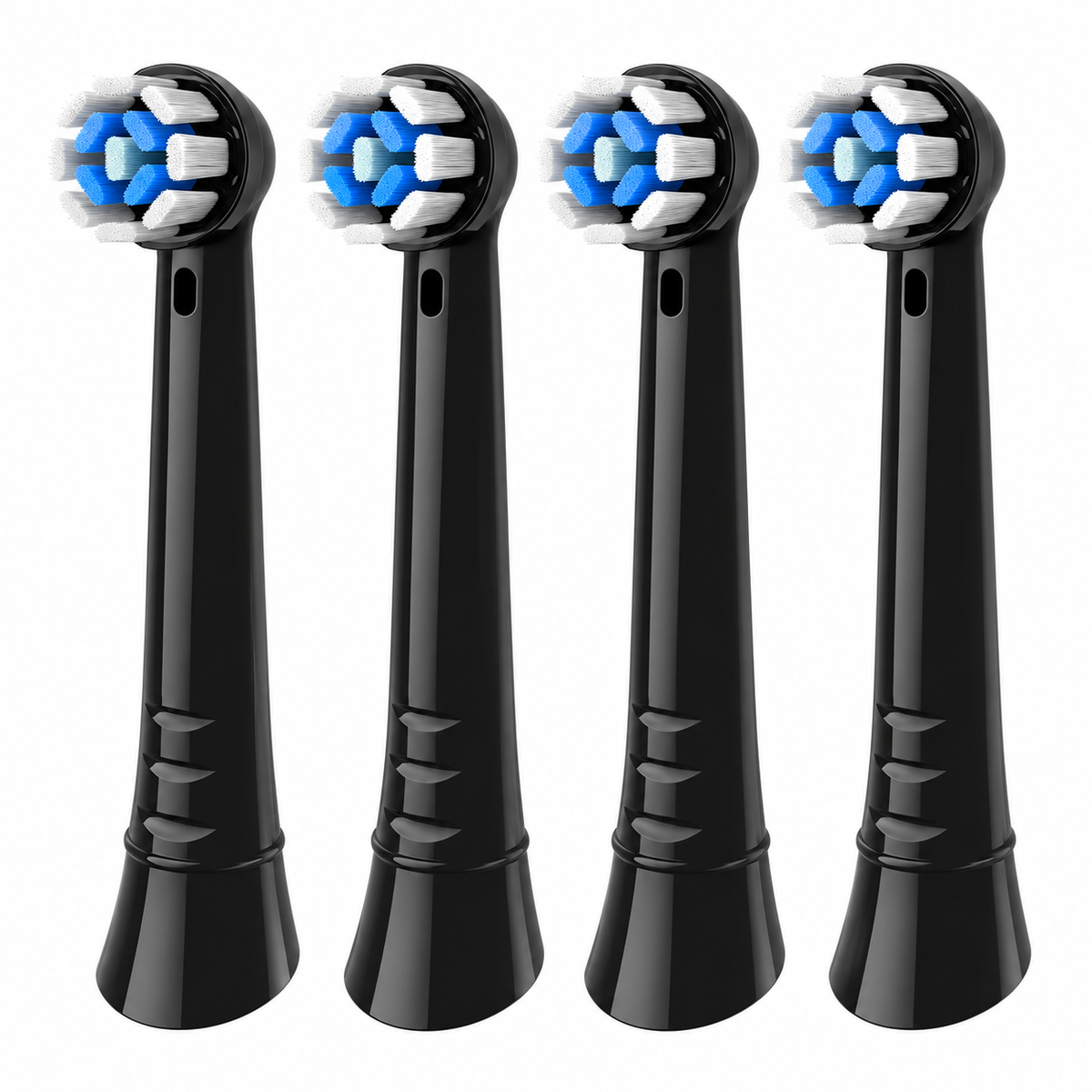 Close up of Oral-B iO compatible brush head bristles