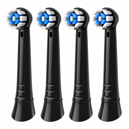 Close up of Oral-B iO compatible brush head bristles