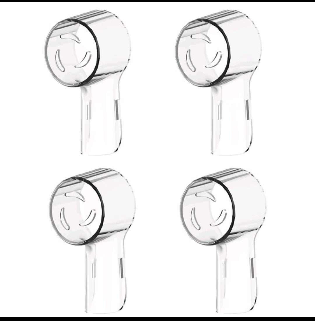 Toothbrush Head Protective Caps Compatible with Braun Oral-B & iO Electric Toothbrush Heads- 4 Pack