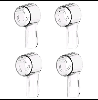 Toothbrush Head Protective Caps Compatible with Braun Oral-B & iO Electric Toothbrush Heads- 4 Pack