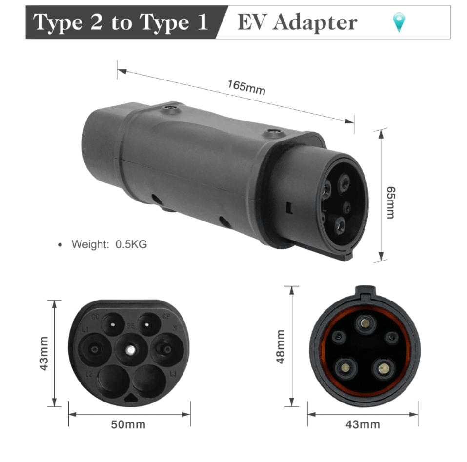Type Adapter EVSE